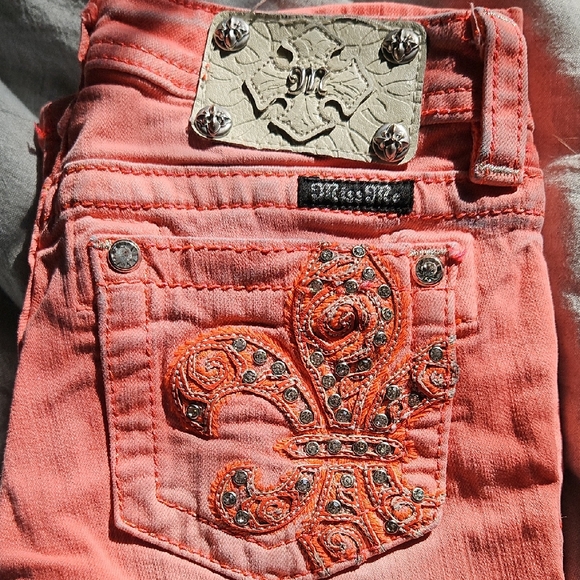 Miss Me Other - Miss Me Pink Embellished Kids Jeans